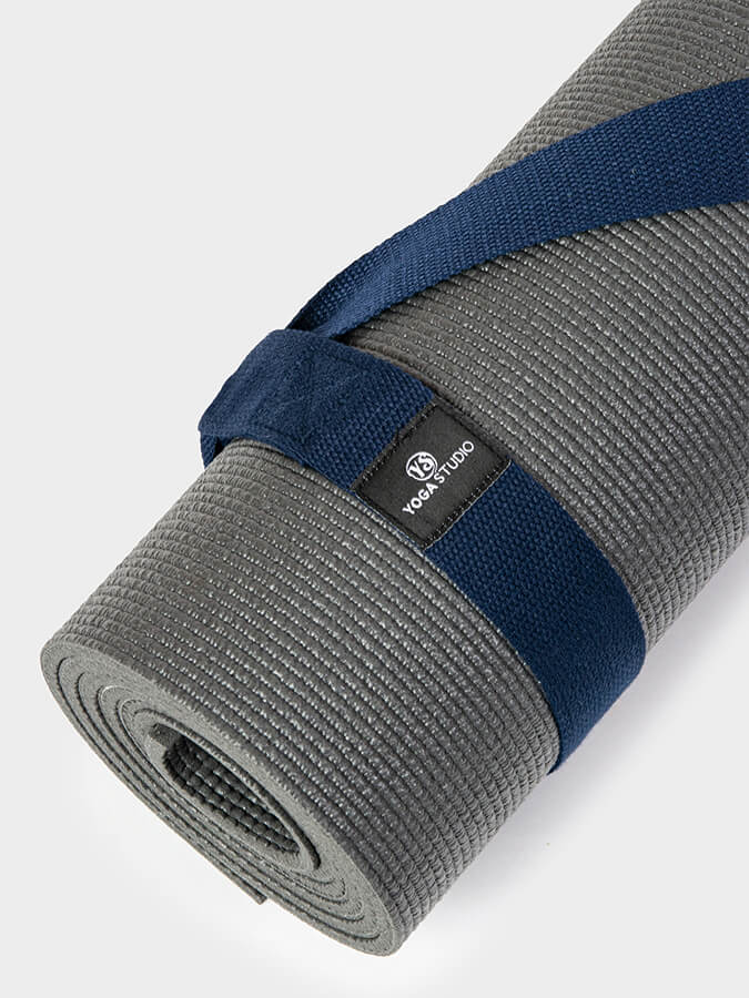 Organic Cotton Yoga Mat Strap Carrier for Yoga Studio - Premium Yoga Mat Holder with Adjustable Shoulder Strap - Perfect for Yoga Class, Gym, Travel & Outdoor Workouts