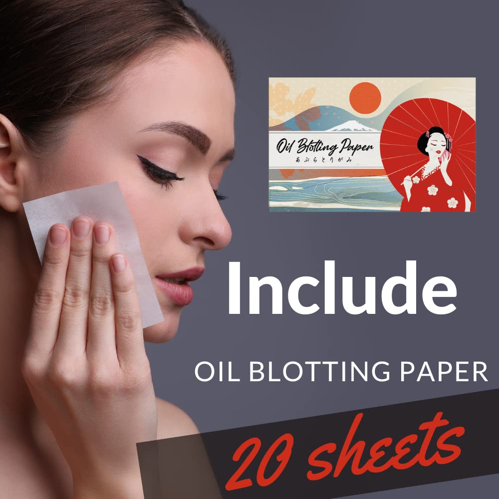 Senka Perfect Whip Facial Cleanser with Blotting Papers Set (120g) | Deep Cleansing & Oil Control for Oily & Combination Skin | Daily Skincare Routine