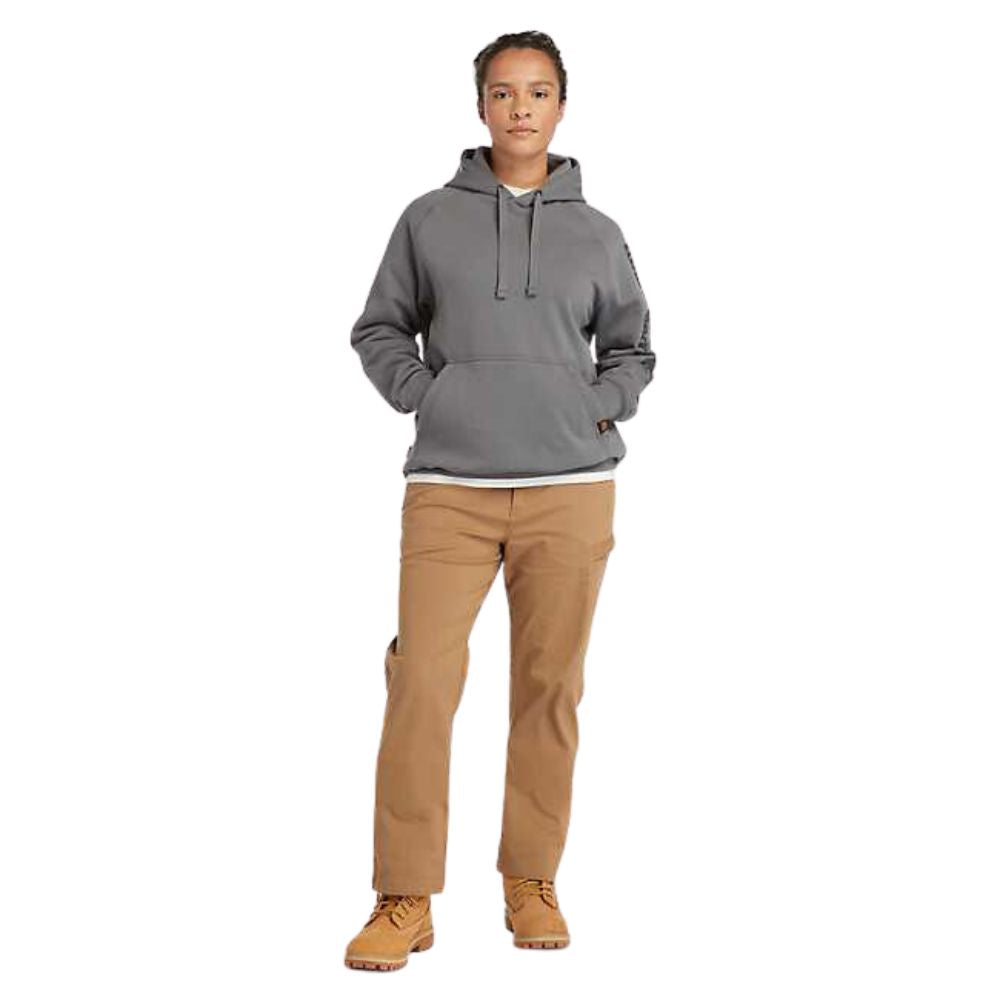 Timberland PRO Women's Hood Honcho Sport Work Hoodie - Grey | Durable & Comfortable Fleece Pullover for Outdoor Work, Hiking & Casual Wear