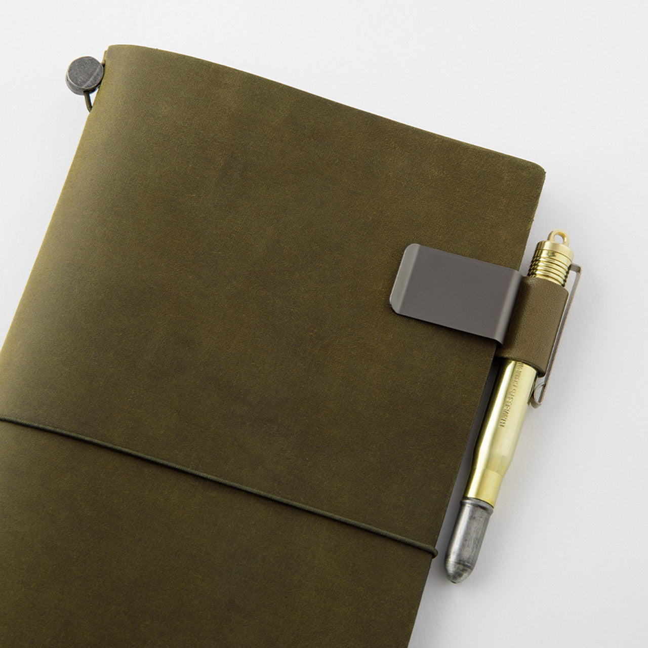 Premium Leather Pen Holder Clip for Traveler's Notebook - Perfect for Journaling, Bullet Journal & Travel Accessories Organization