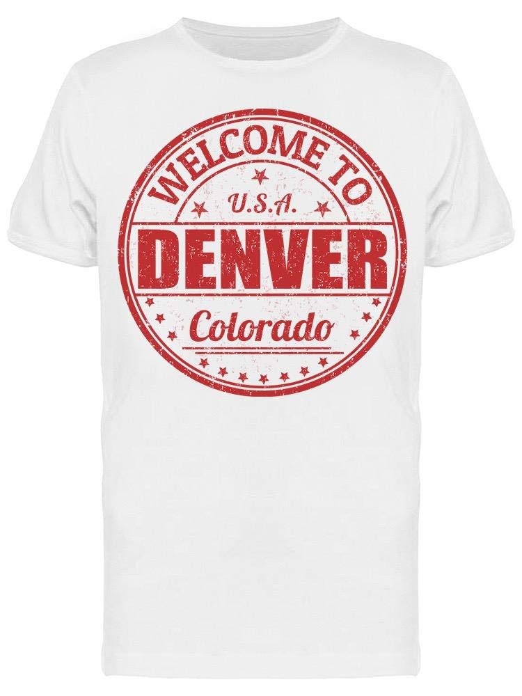 Denver Red Tee for Men - Soft Cotton Short Sleeve T-Shirt | Casual Wear & Street Style Outfits