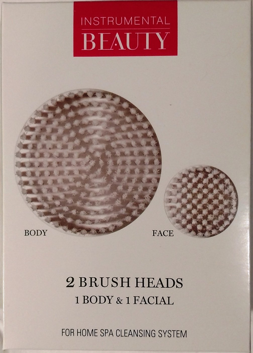 Premium Home Spa Brush Refill Heads - 2 Pack Replacement Bristles for Body & Facial Cleansing - Perfect for Shower Exfoliation & Skincare Routine