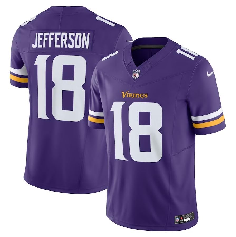 Authentic Youth NHL Jefferson Purple Hockey Jersey - Official Vikings Team Apparel for Kids | Perfect for Game Day, Sports Events & Fan Gear