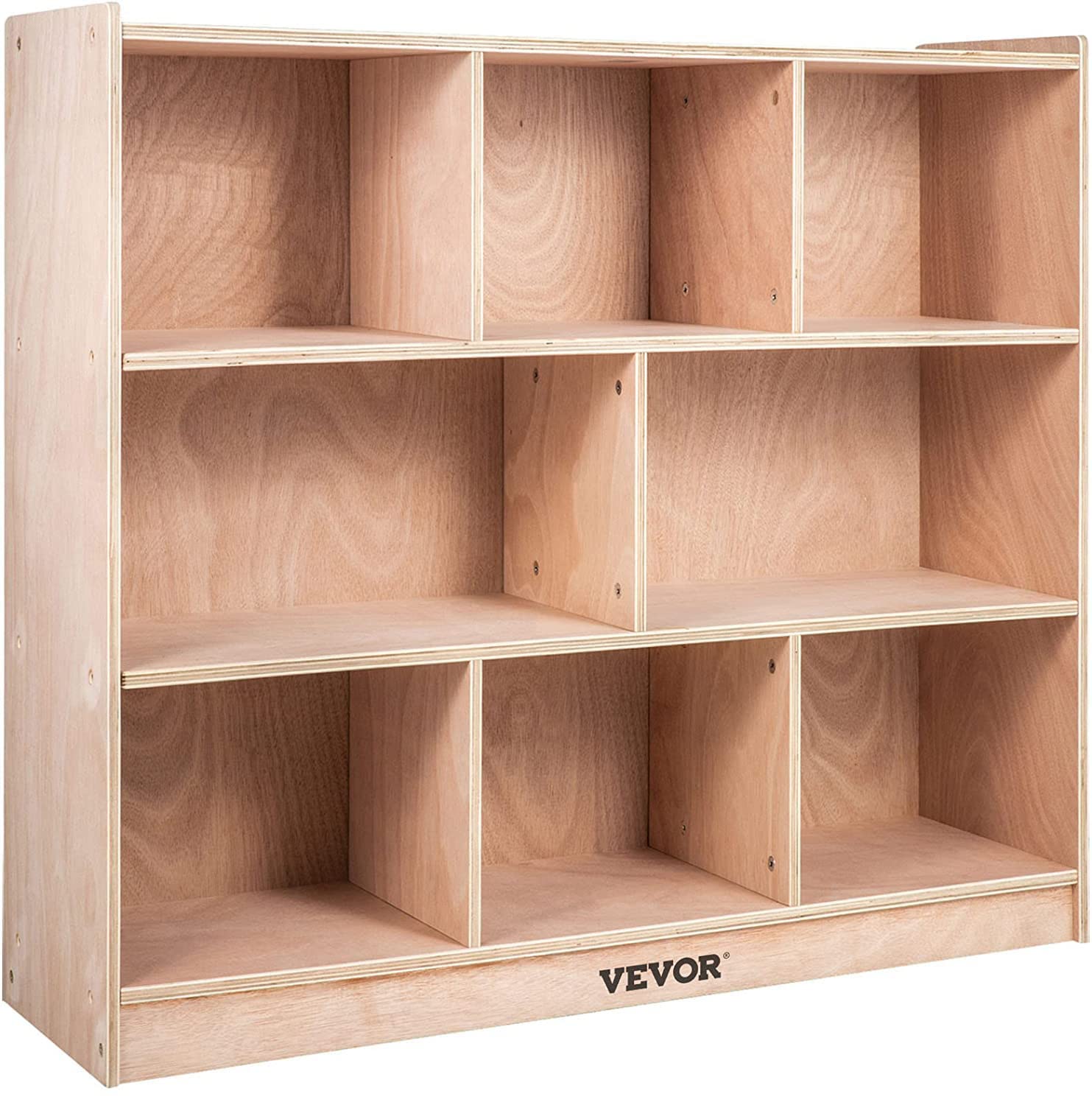 Happybuy 8-Section Classroom Cubbies Storage Cabinet - Organizer for Kids' Toys, Books & Supplies - Perfect for Home, School & Kindergarten - Durable Compartment Storage Furniture for Daycare & Playrooms