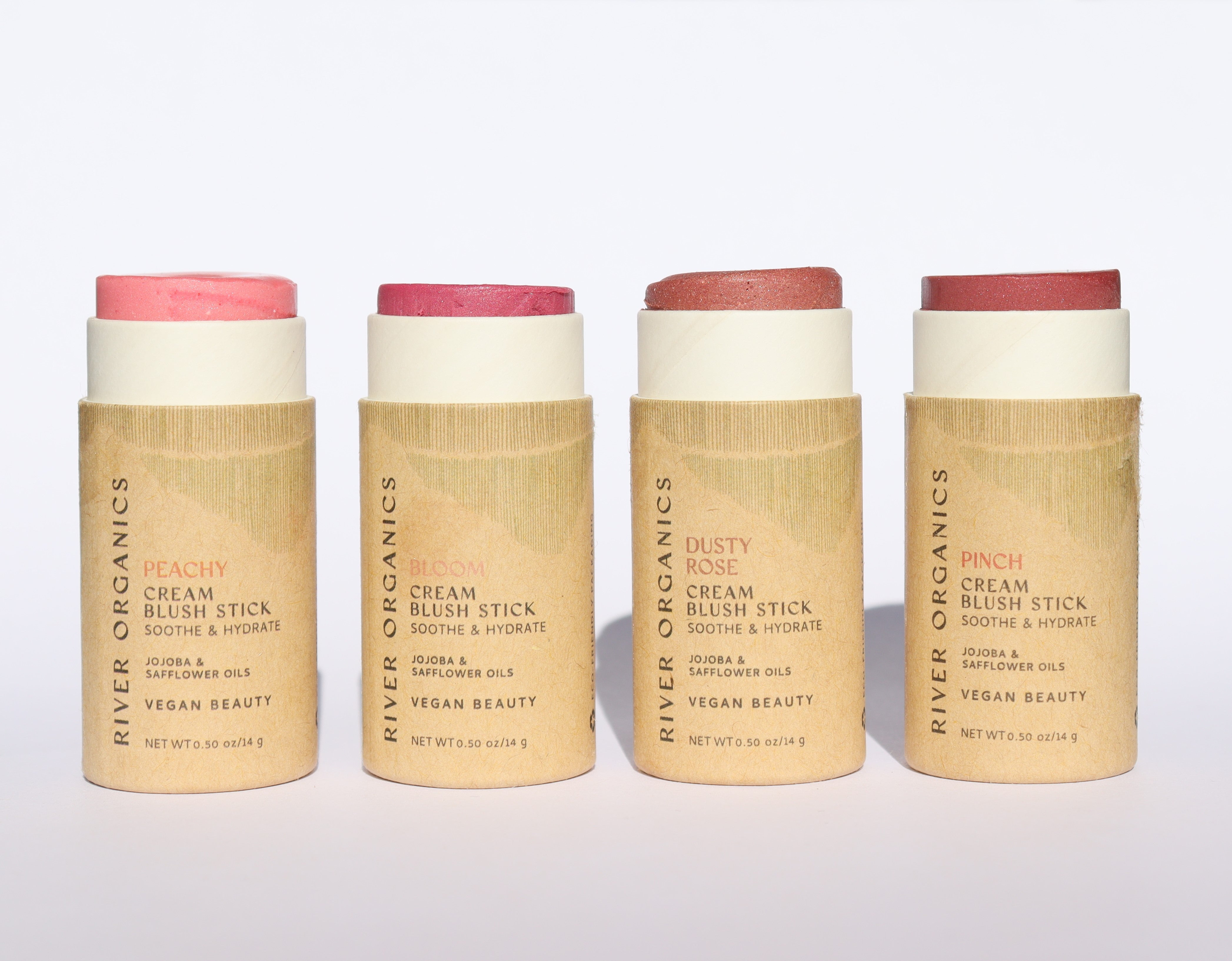 Creamy Vegan Blush Stick Set - 2 Mix & Match Shades for Natural Glow | Perfect for Everyday Makeup & On-The-Go Touch Ups
