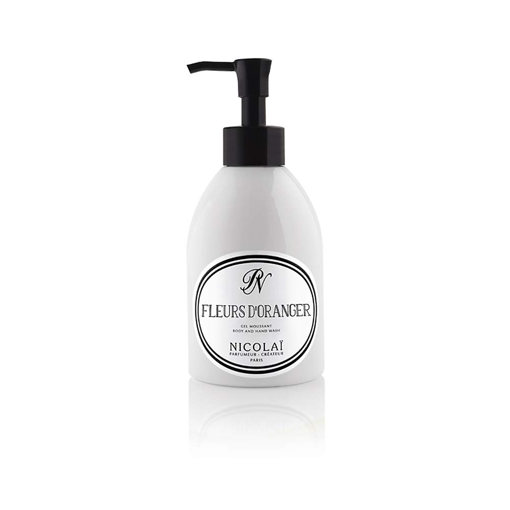 Nicolai Fleurs d'Oranger Orange Blossom Body & Hand Wash - 300ml Luxury Scented Soap | Perfect for Spa Days & Gift Sets