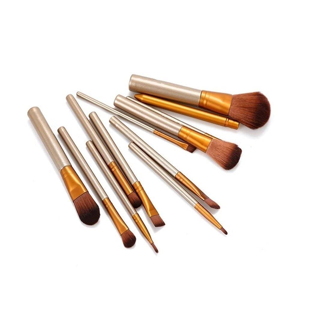 FOZZBY 12Pcs Makeup Brush Set with Beauty Blender - for Professional & Home Makeup