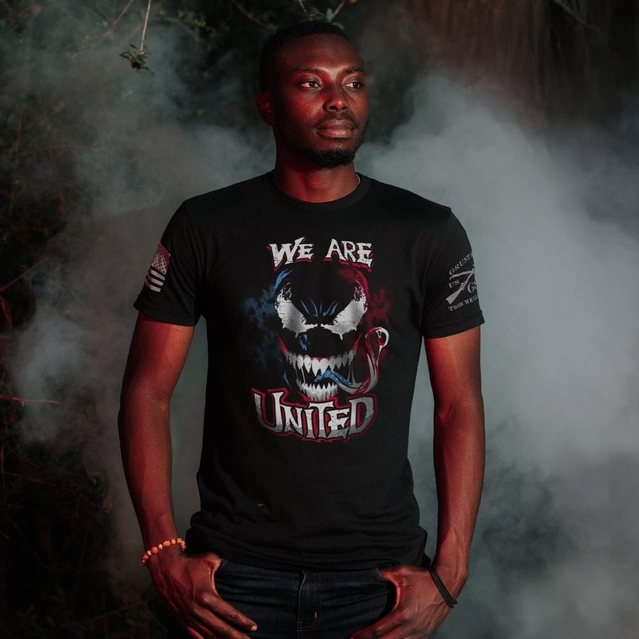 We Are United T-Shirt - Black | Premium Cotton Tee for Men & Women | Casual Wear, Street Style, Gym & Everyday Outfits