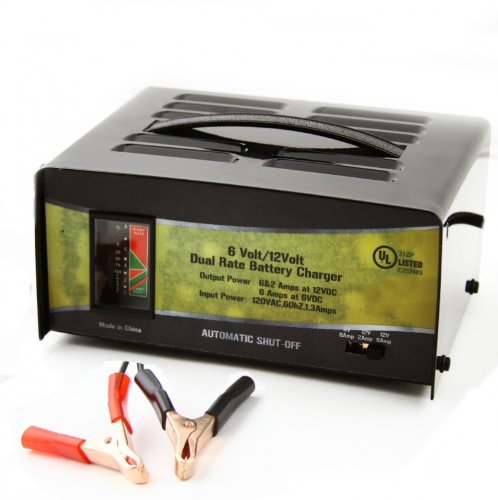 6V/12V Smart Battery Charger for Cars, Motorcycles, ATVs & Boats - Automatic Charging & Maintenance Mode for Long-Term Storage - Perfect for Home, Garage & Outdoor Use
