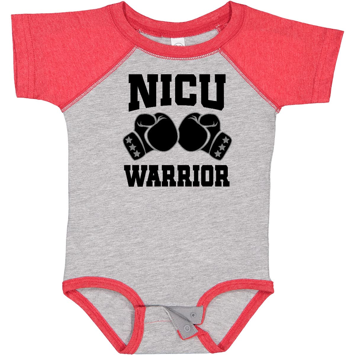 Inktastic NICU Warrior Baby Boy Bodysuit - Cute Newborn Onesie for Preemie & NICU Babies - Perfect Gift for NICU Graduates & Preemie Parents
