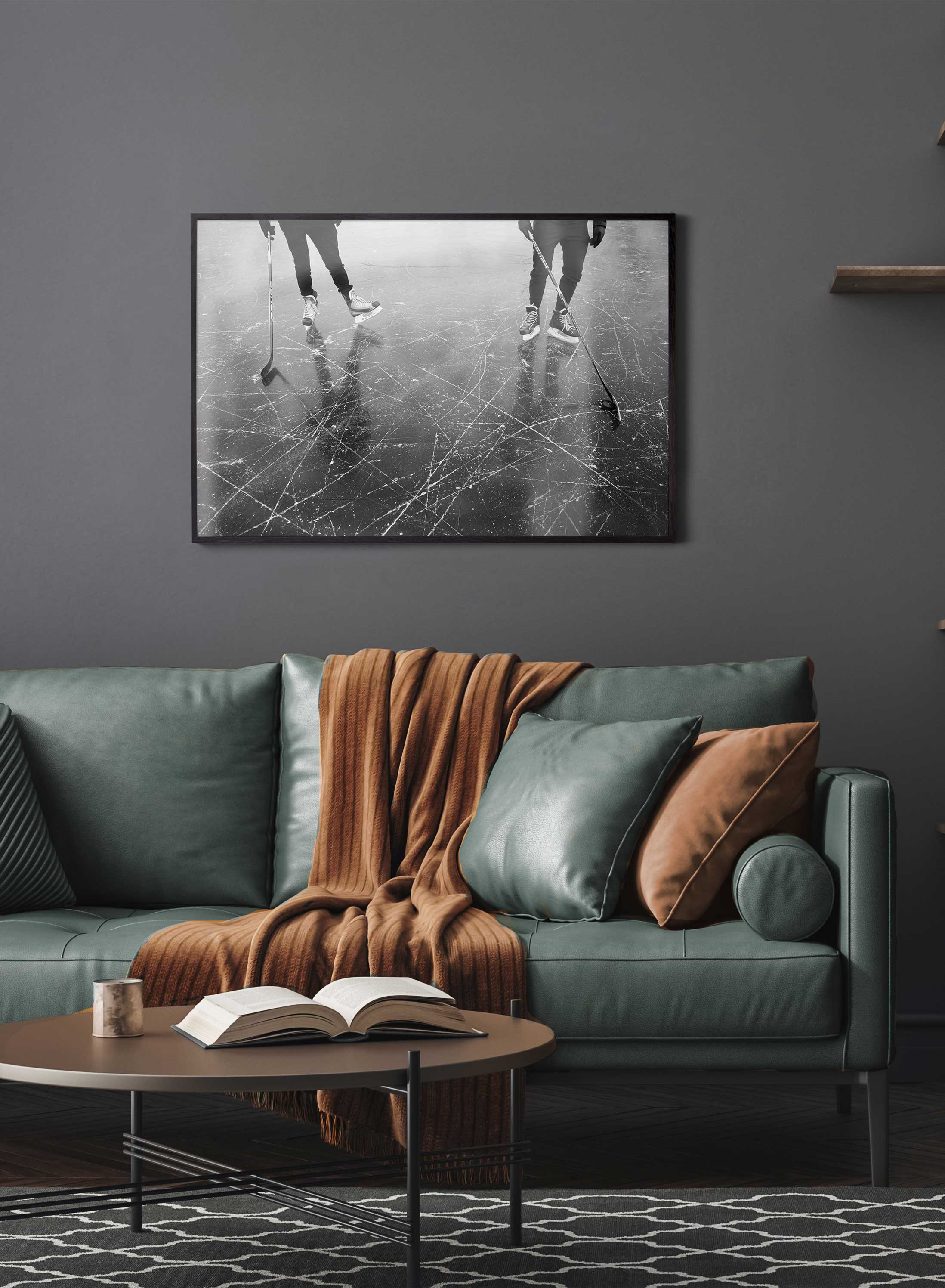 On Thin Ice Poster - High-Quality Wall Art for Home & Office Decor - Perfect for Movie Fans, Ice Skating Enthusiasts, and Winter-Themed Room Design
