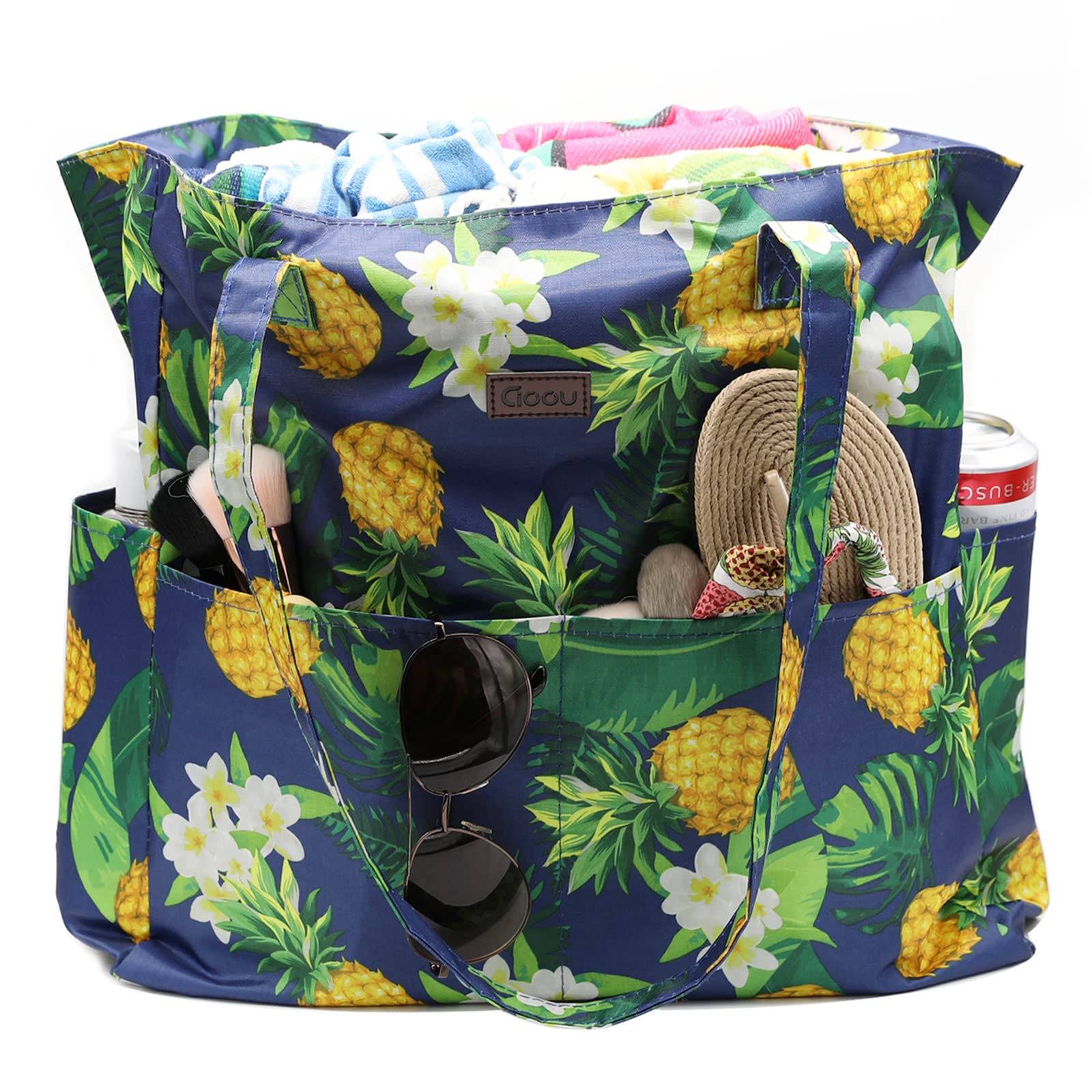 Waterproof Beach Bag - Large Lightweight Tote for Gym, Pool & Travel | Top Zip