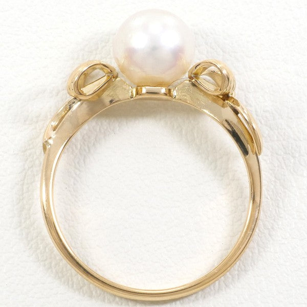 18K Yellow Gold Pearl Ring for Women - Elegant & Timeless Jewelry Gift for Wedding, Anniversary & Special Occasions