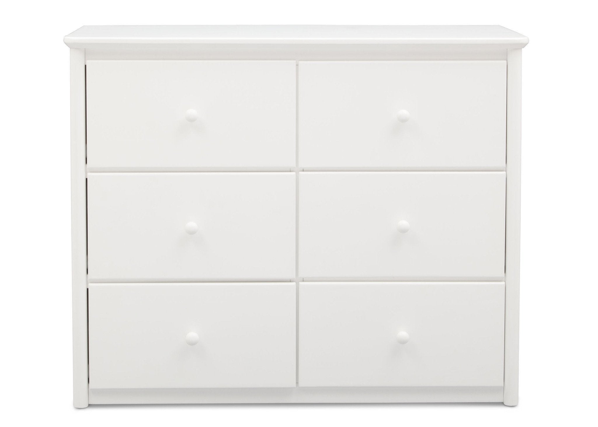 Somerset 6-Drawer Wooden Dresser for Bedroom - Spacious Storage Chest with Smooth Gliding Drawers for Clothes & Linens Organization