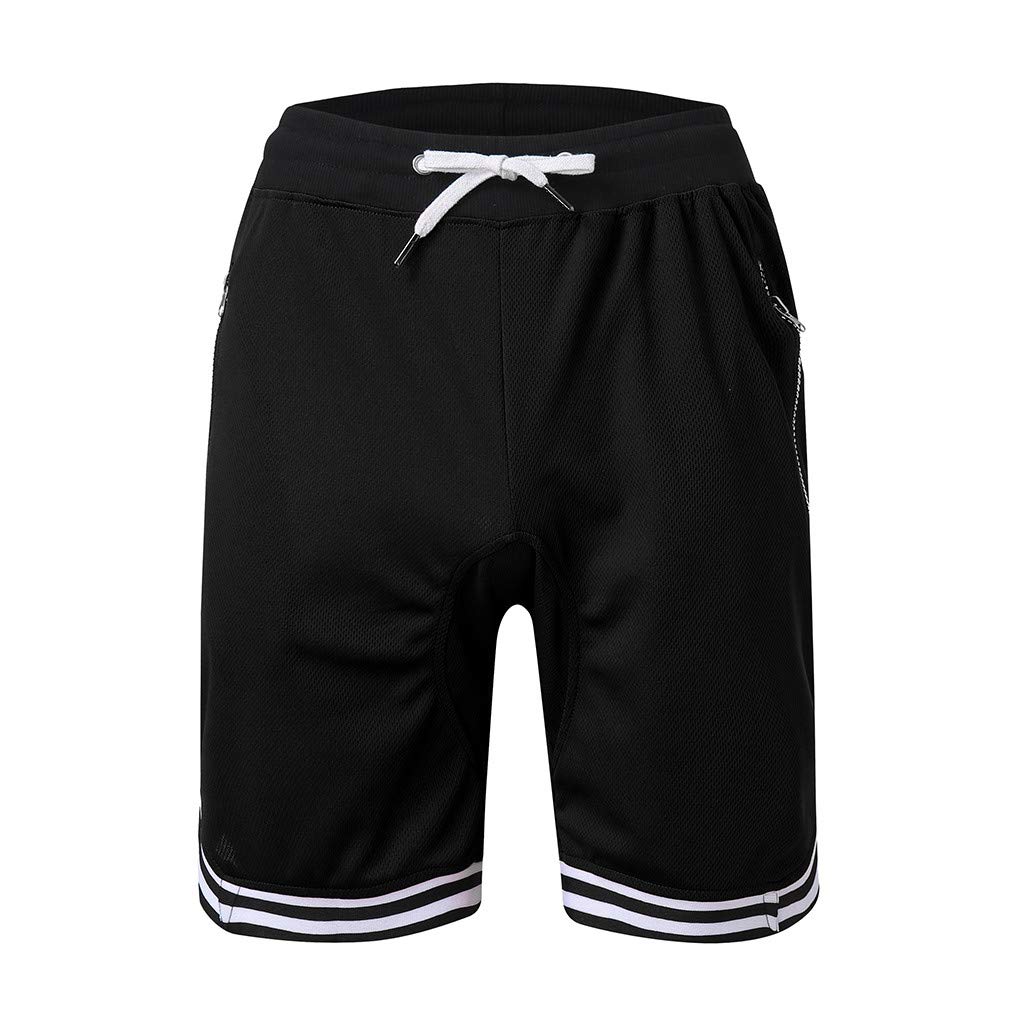 **Men's Athletic Shorts - Running, Basketball & Beach Shorts with Elastic Waistband - Perfect for Workouts, Sports & Casual Wear**