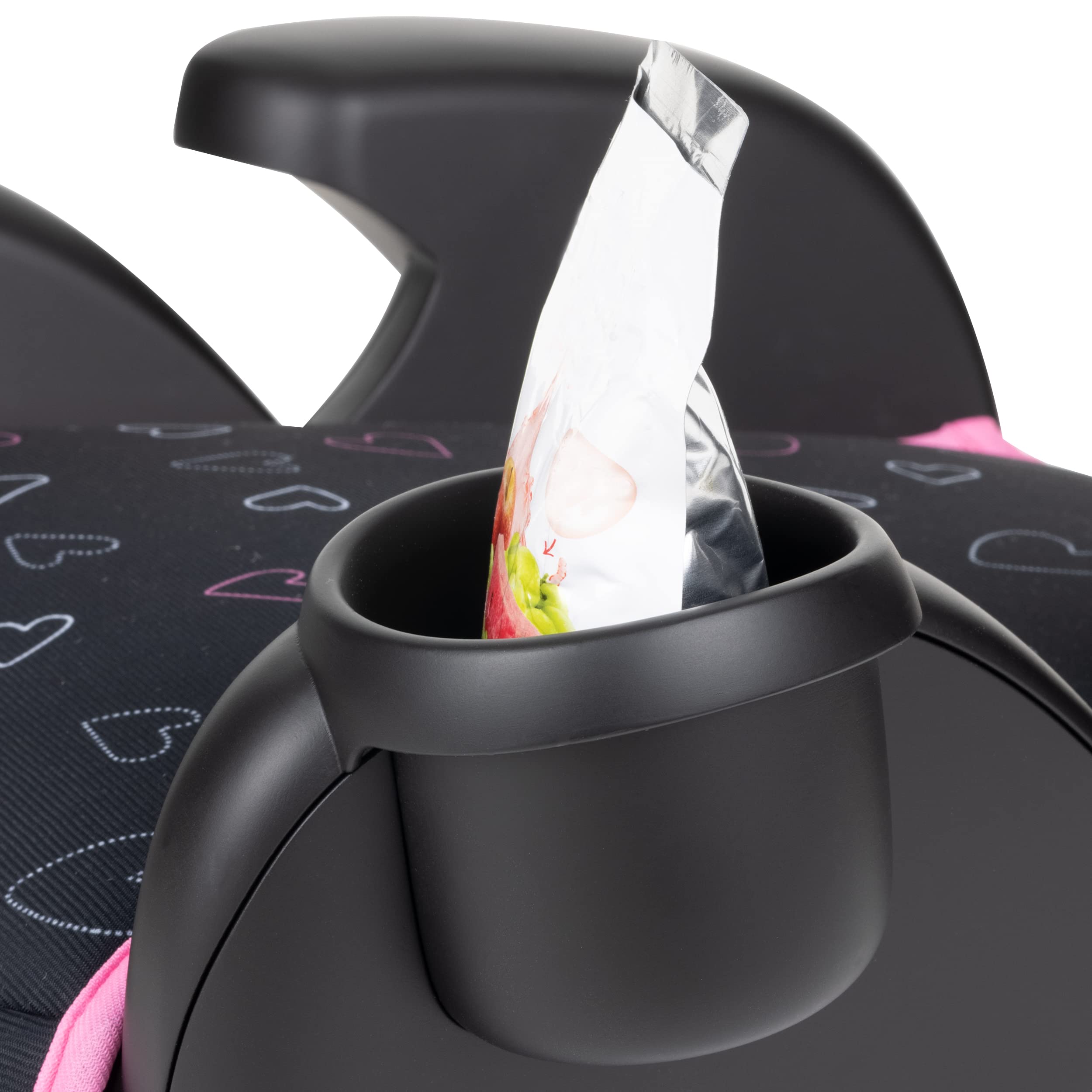 Evenflo GoTime No Back Booster Car Seat for Kids - 2 Pack, Amore Pink | Lightweight & Portable | Ideal for Travel, School, and Everyday Use