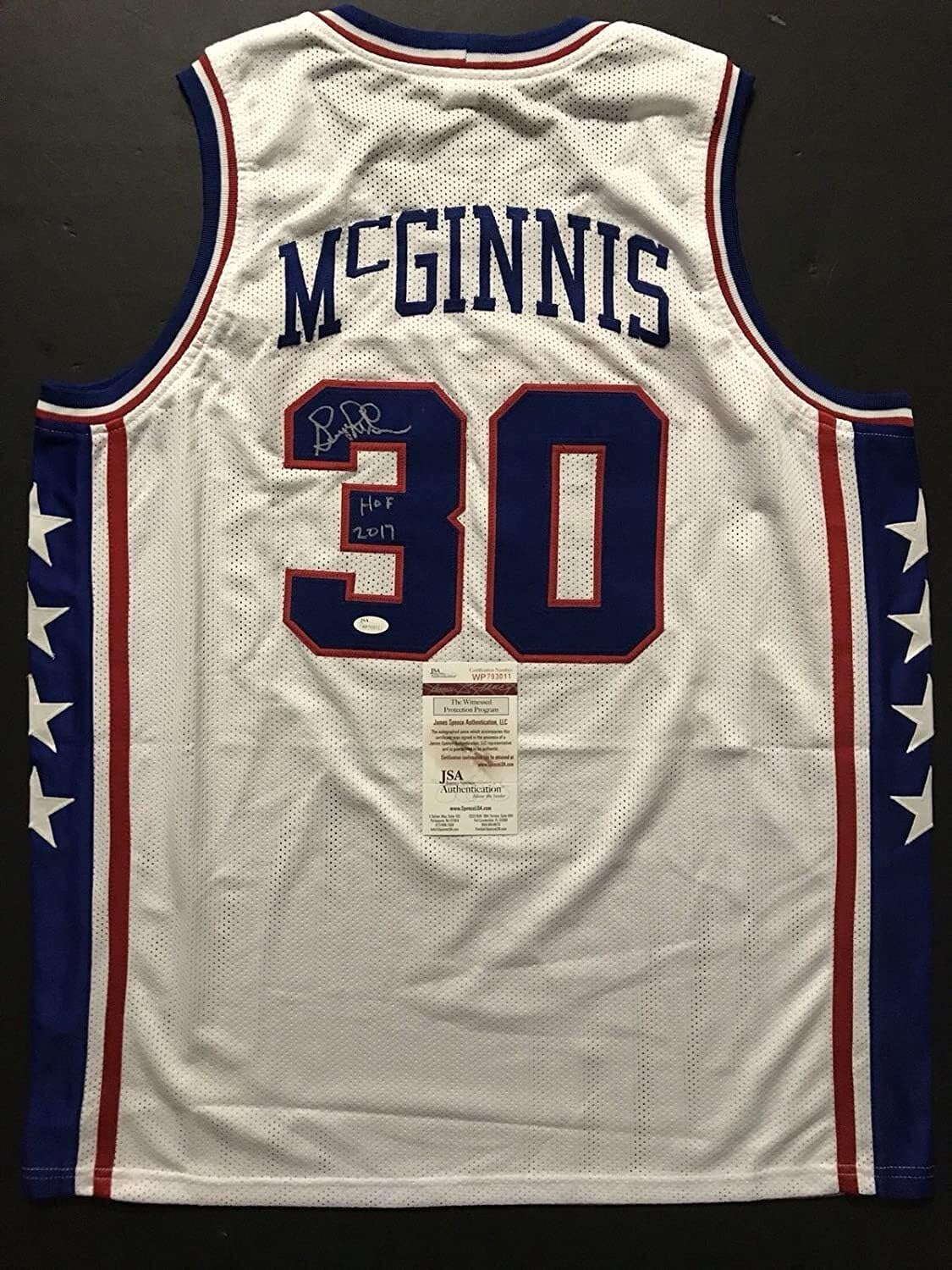 Authentic Autographed George McGinnis 