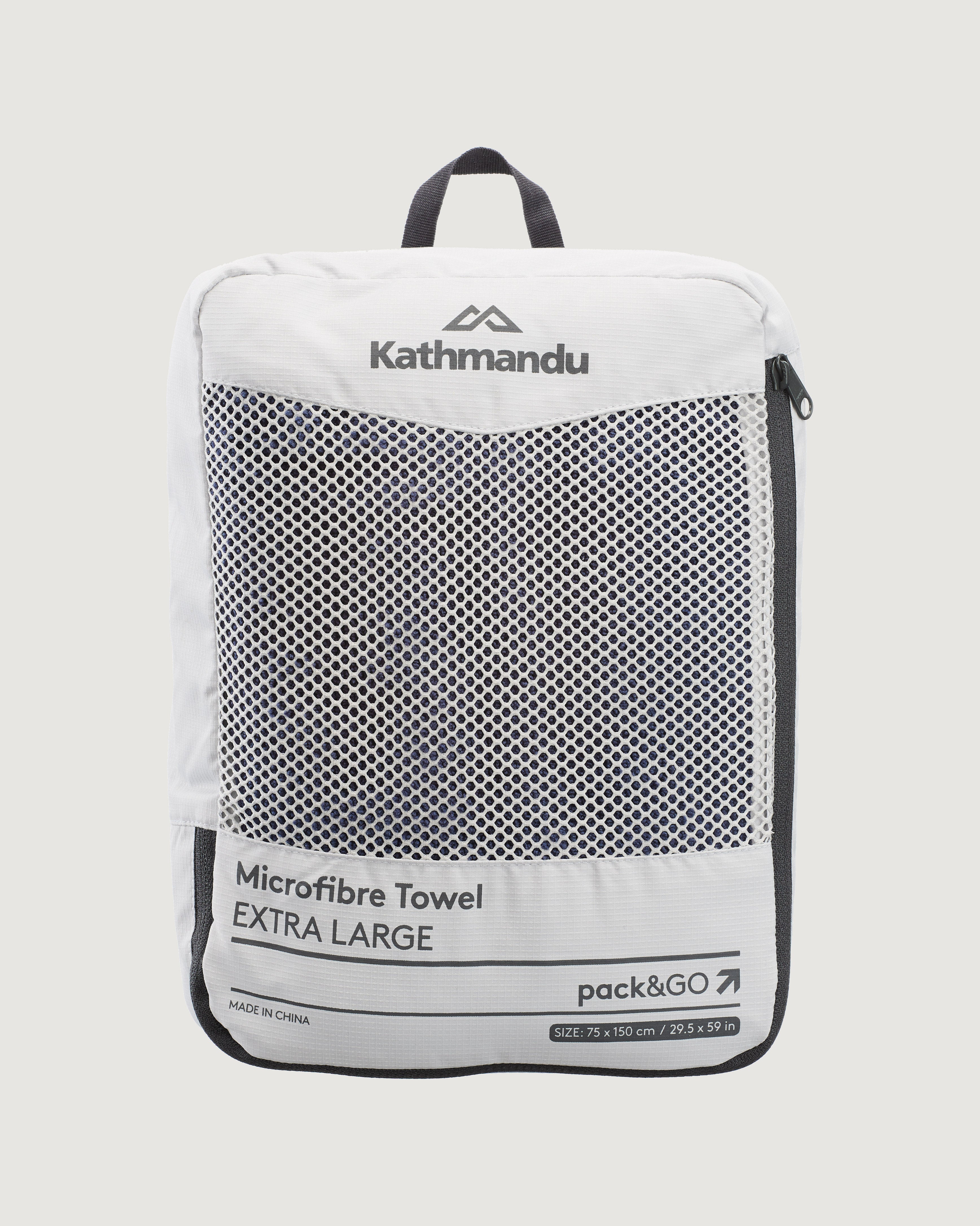 Premium Extra Large Microfiber Towel - Super Absorbent & Quick Dry, Dark Blue - Perfect for Gym, Yoga, Travel & Beach