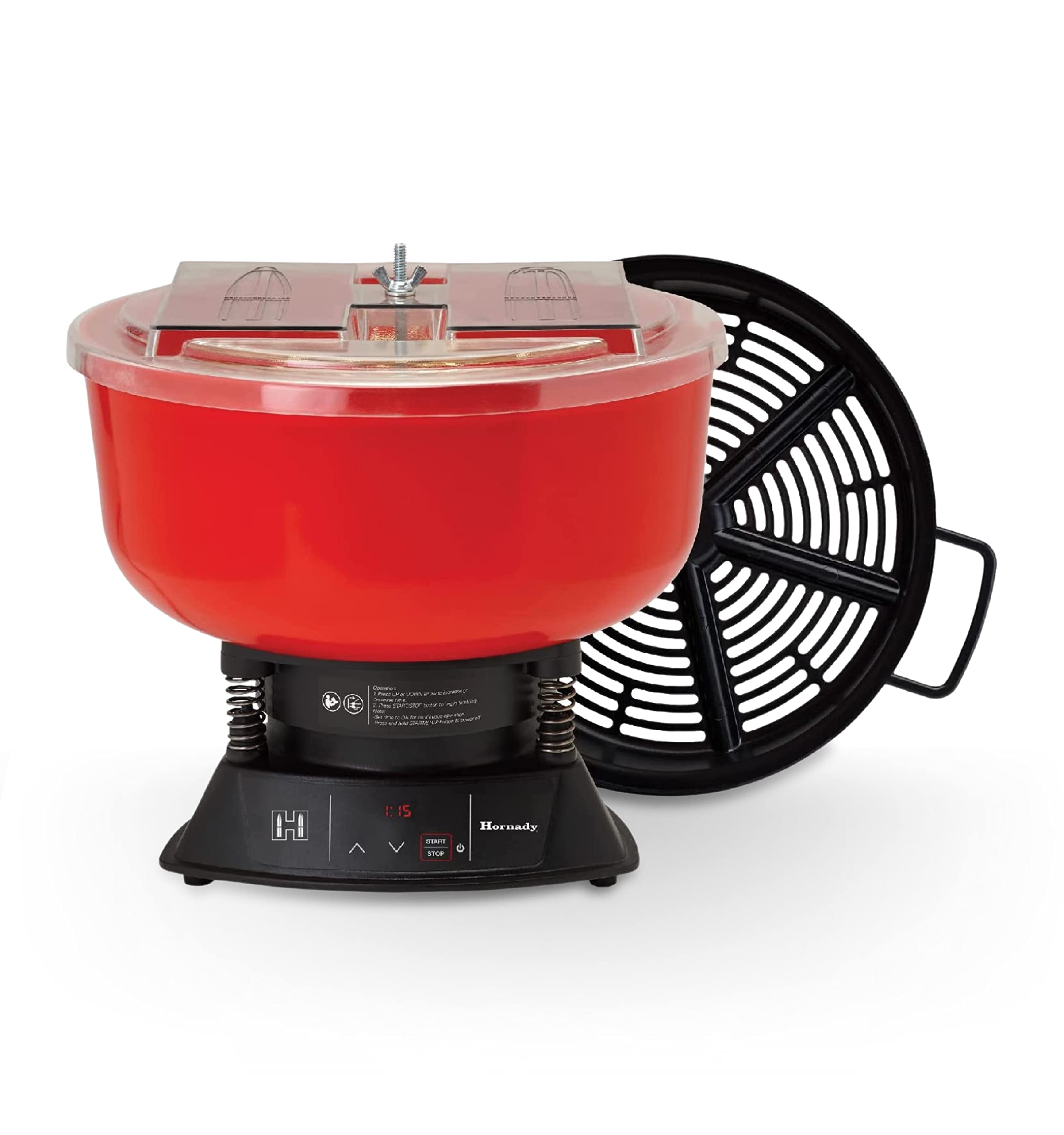 Hornady Magnum Digital Vibratory Tumbler - Brass Case Cleaner & Polisher for Reloading - Perfect for Ammo Brass Cleaning & Polishing in Reloading Stations