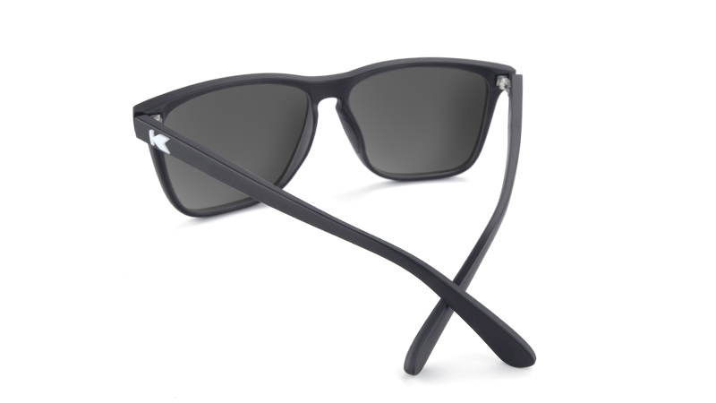 Fast Lanes Sport Sunglasses - Black/Smoke Gradient Lens for Running, Cycling & Outdoor Activities
