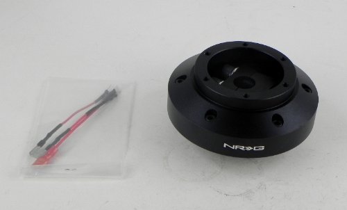 NRG Short Steering Wheel Hub Adapter for Mitsubishi Evo 7 8 9 | Quick Release Steering Wheel Adapter | SRK-101H | Perfect for Racing, Drifting & Car Modifications