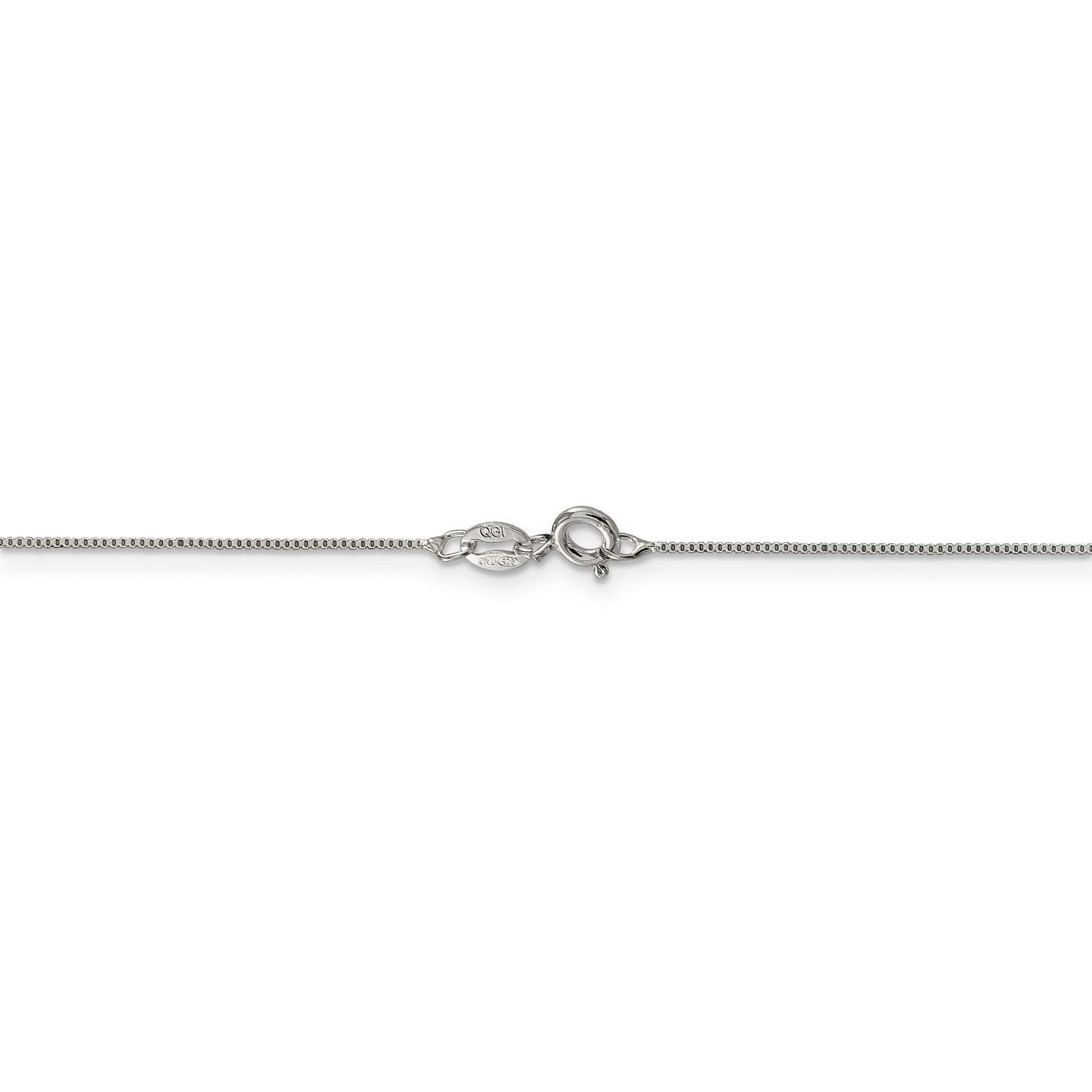 .925 Sterling Silver Classic Box Chain Necklace, Bracelet or Anklet - Elegant Jewelry for Women, Men & Teens - Perfect for Gifts, Parties & Everyday Wear