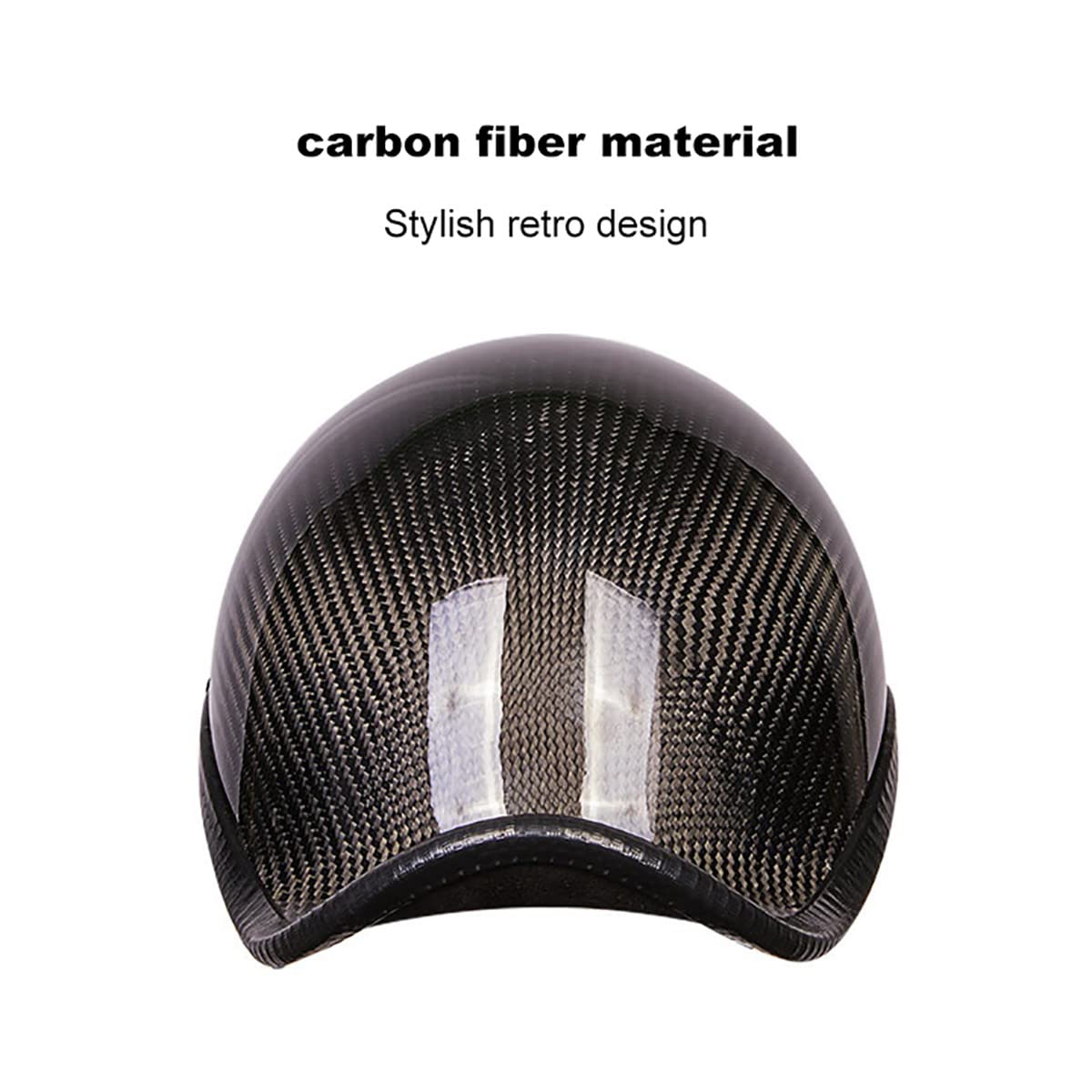 DOT/ECE Approved Motorcycle Half Helmet for Men & Women - Lightweight Skull Cap Half Shell Helmet (57-58CM) - Perfect for Summer Riding & Baseball Style