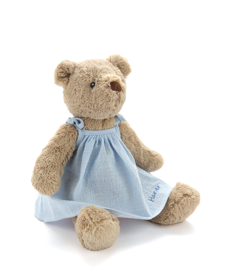 Personalized Baby Blue Dress for Girls - Perfect for Birthday Parties, Photo Shoots & Special Occasions