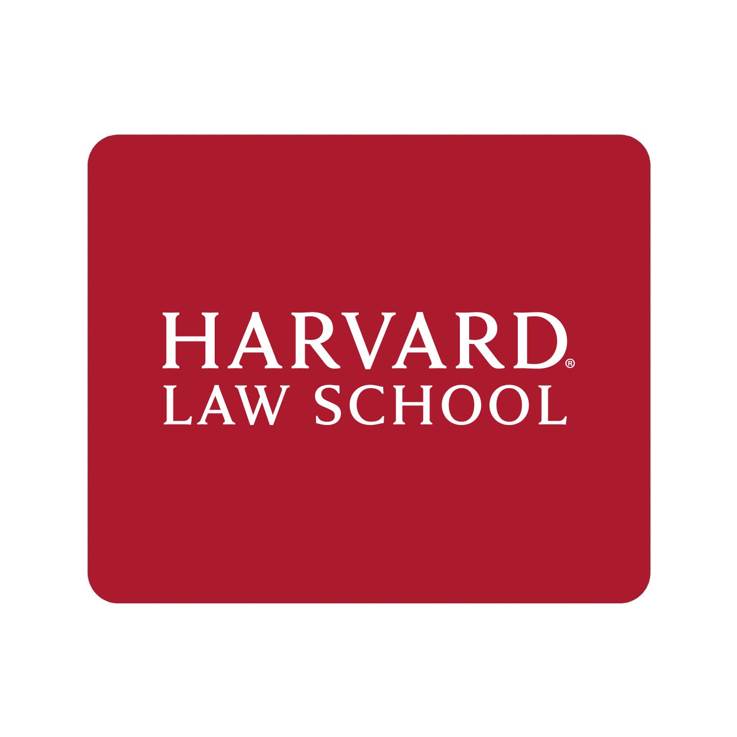 Harvard Law School Logo Fabric Mouse Pad - Non-Slip Desk Mat for Office & Gaming - Classic Design Computer Accessories for Work, Study & PC Gaming Setups