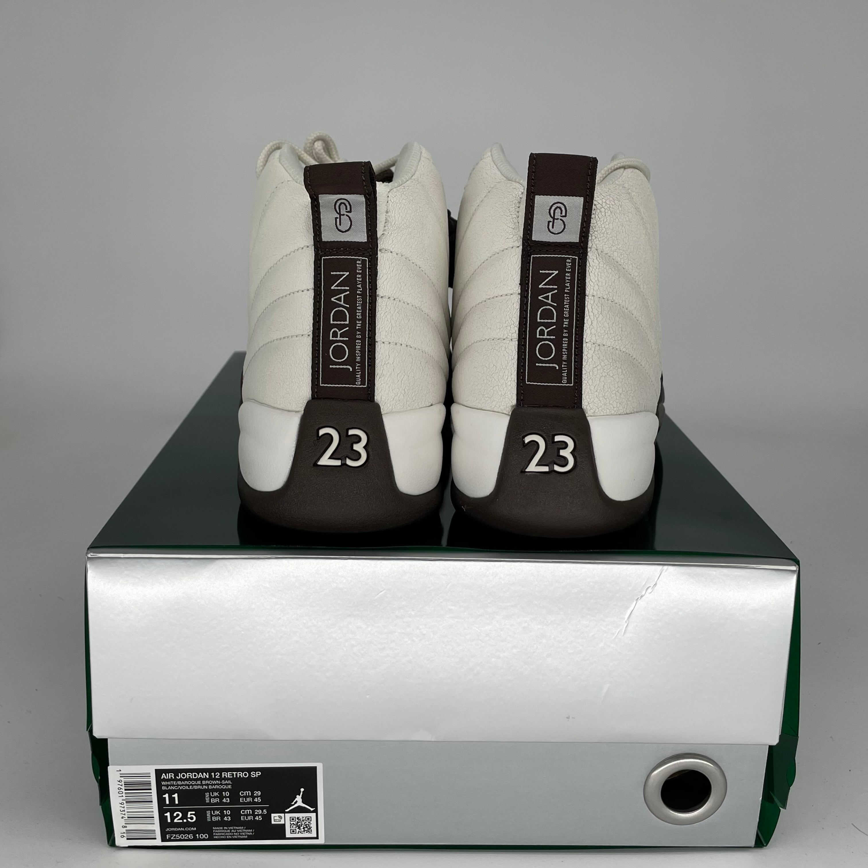 Air Jordan 12 Solefly Cafecito Men's Basketball Shoes Size 11 - FZ5026-100 | Limited Edition Sneakers for Collectors & Streetwear Fashion