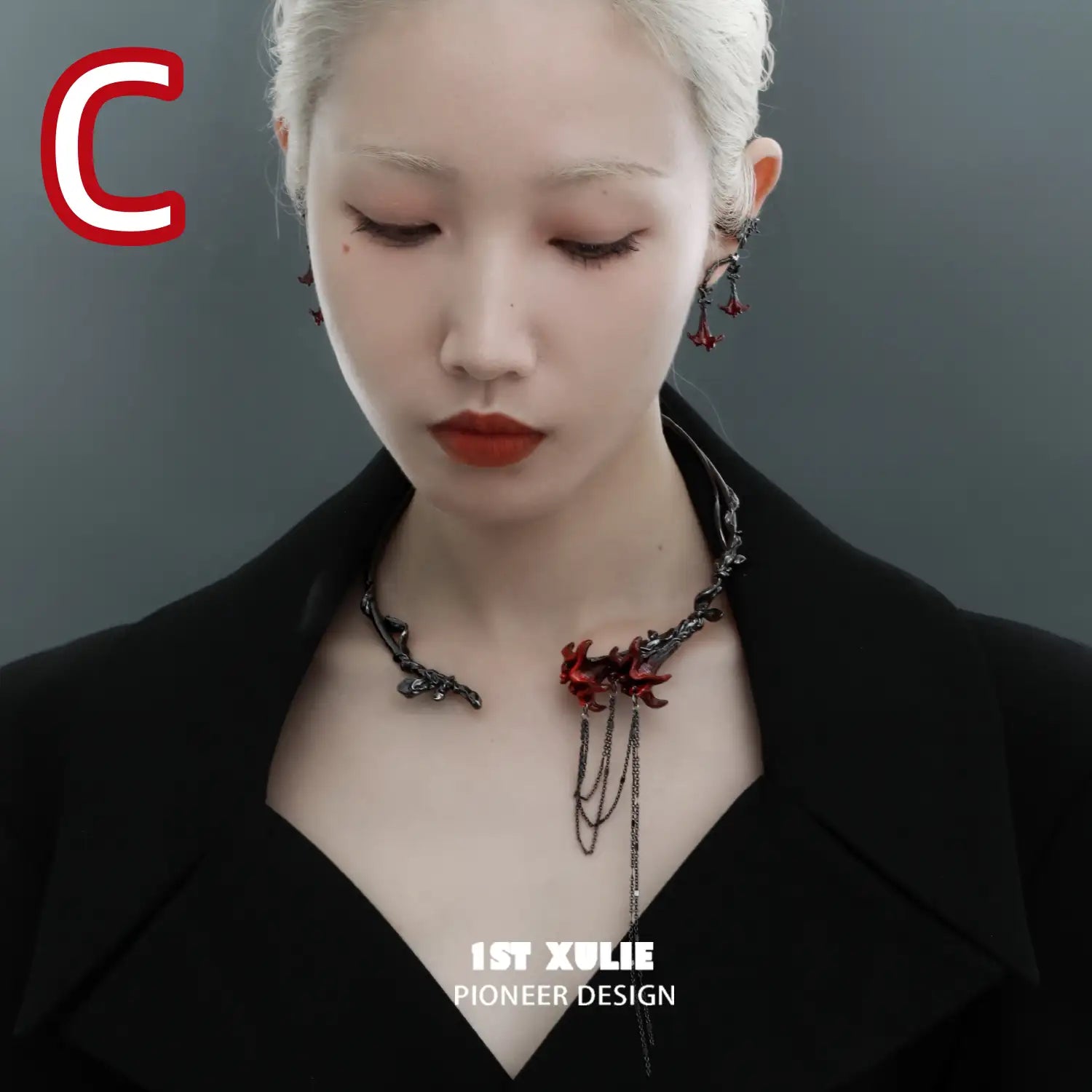 Bloody Datura Collection Set - Gothic Jewelry & Accessories for Dark Fashion Lovers | Perfect for Halloween, Cosplay & Alternative Style Outfits