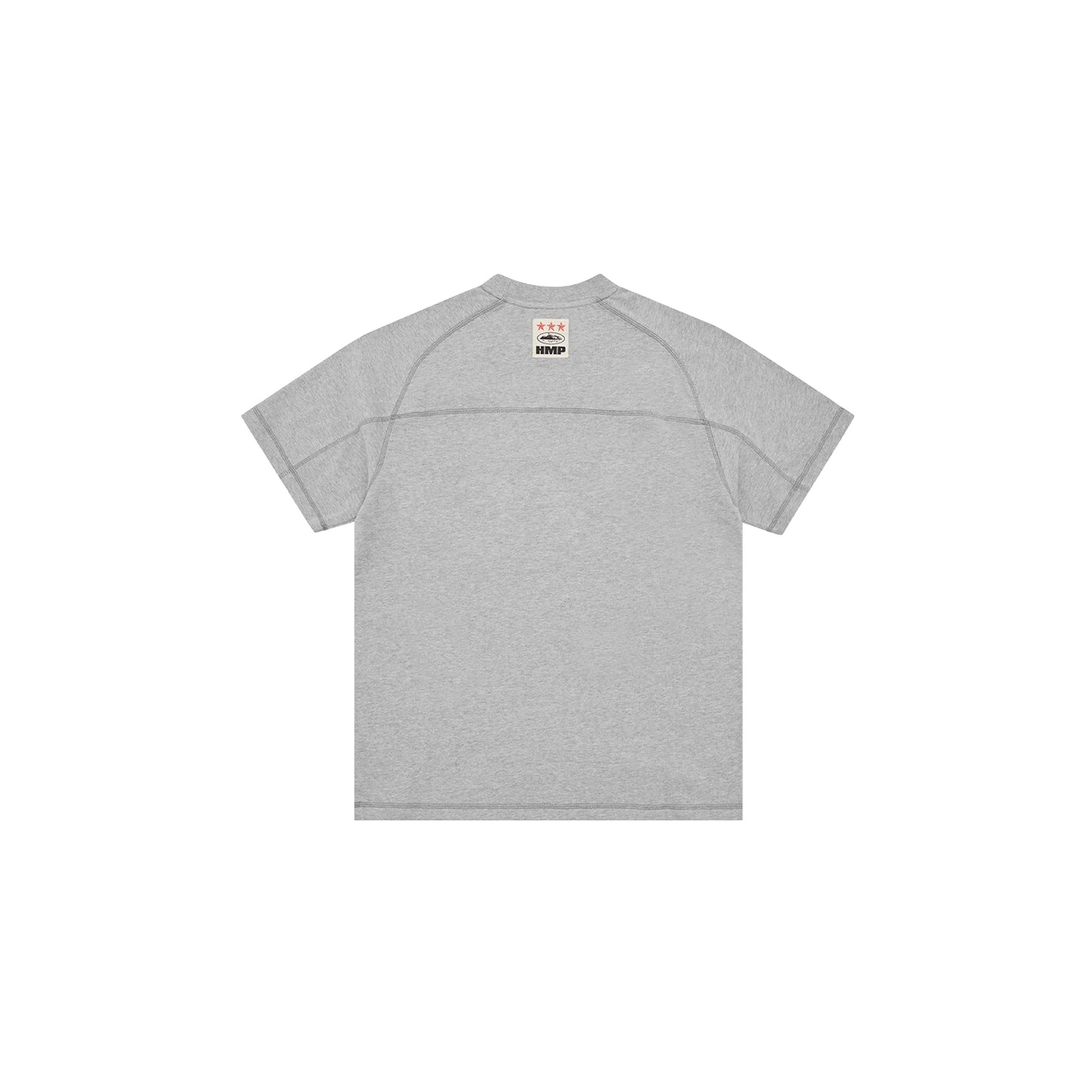 Corteiz HMP Panel Tee 'Grey' - Men's Streetwear Graphic T-Shirt (2024) | Comfortable Cotton Blend | Urban Fashion & Casual Wear
