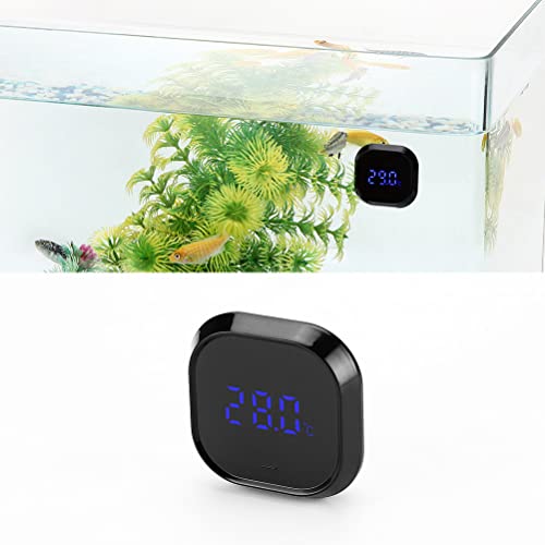 Digital Aquarium Thermometer with LCD Screen (32°F-158°F) for Fish Tanks & Aquariums