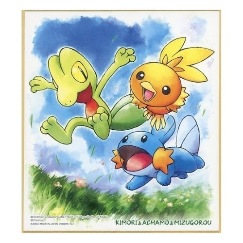 Pokemon Shikishi Art Board Vol 3 - Bandai Official Collectible Picture Artwork - Perfect for Home Decor, Anime Collections & Gift Giving