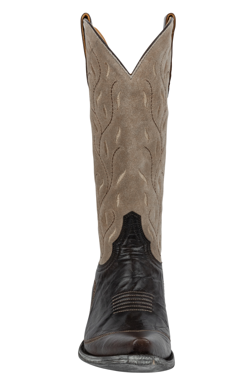 Old Gringo Orense Women's Cowboy Boots - Genuine Goat Leather Western Boots in Chocolate Brown for Country Dancing & Rodeo Events