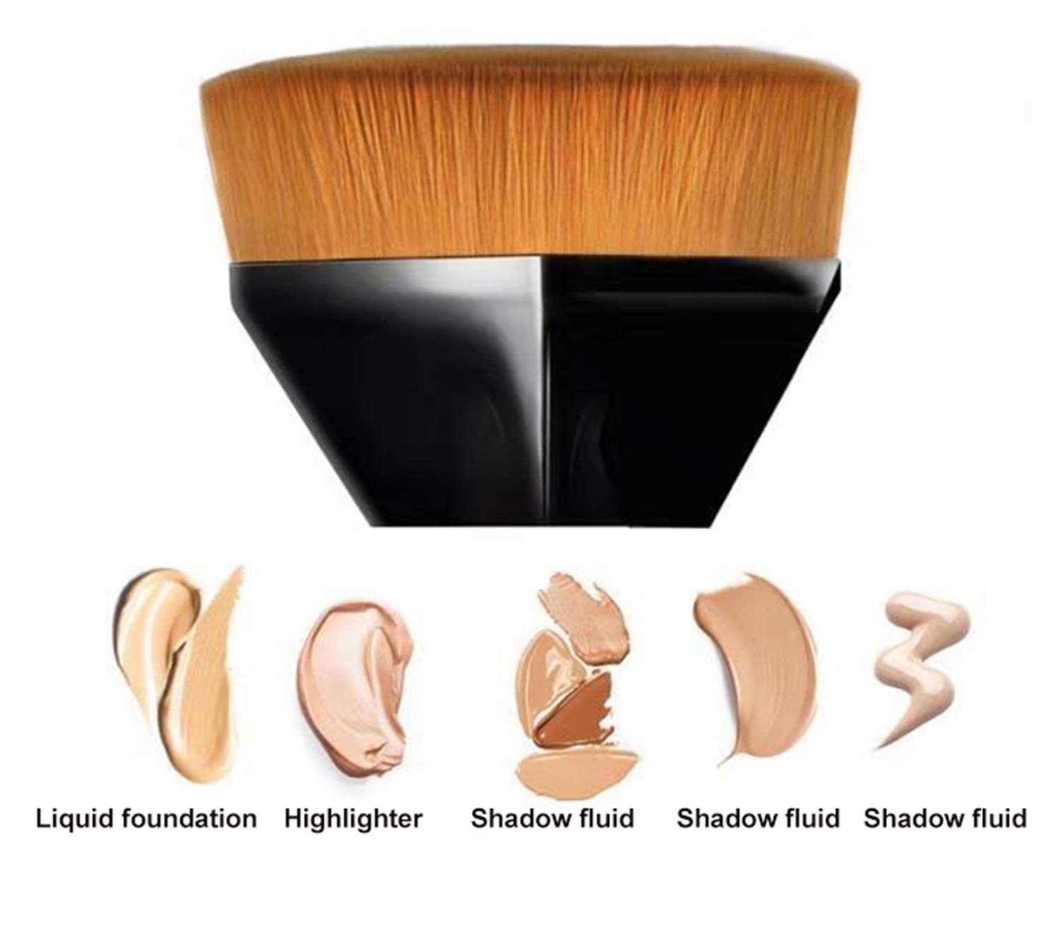 Premium Makeup Brush Set with Flat Cap - Soft Bristles for Foundation, Powder & Blush - Perfect for Professional Makeup Artists & Home Beauty Routines