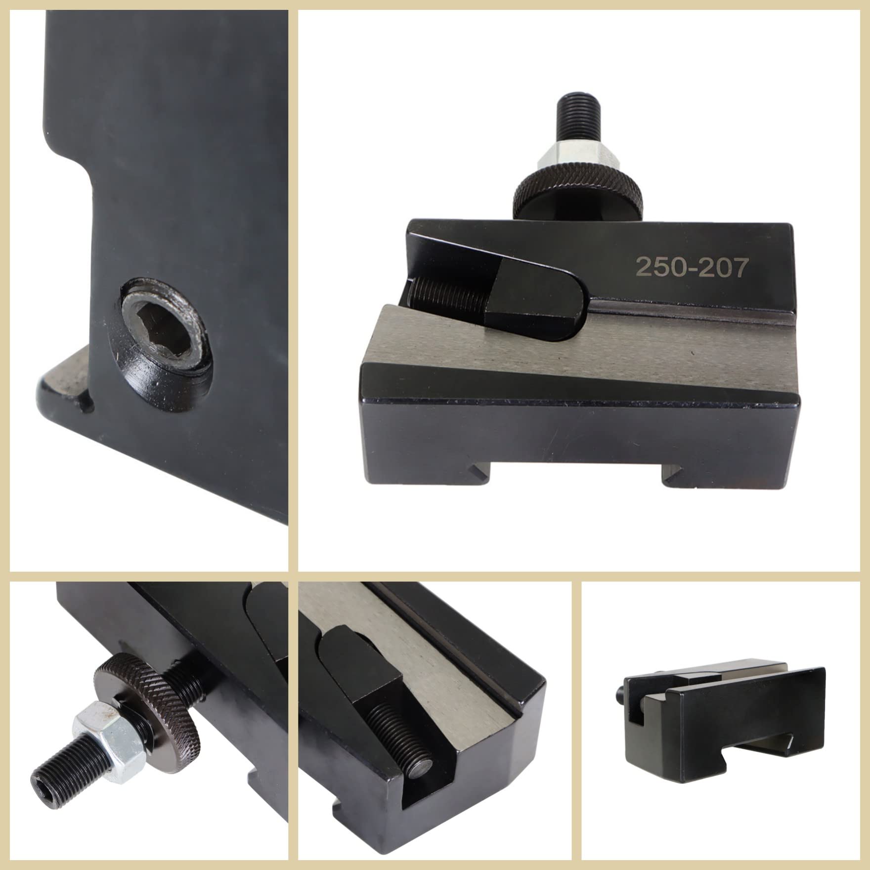 Universal BXA 250-207 Quick Change Parting Blade Holder for CNC Lathe - Precision Metal Cutting Tool for Industrial Machining & Workshop Use