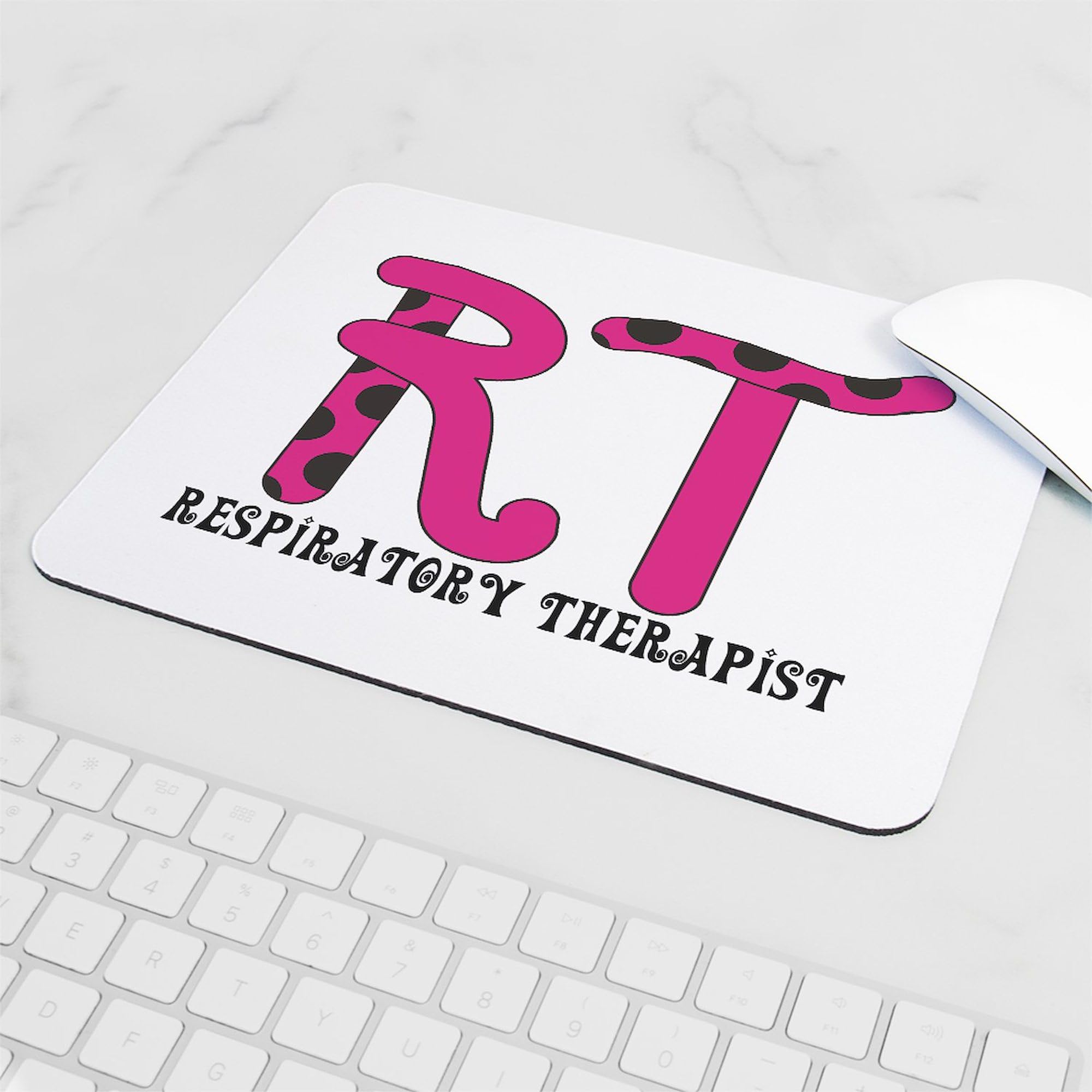 Non-Slip Rubber Gaming Mouse Pad for Respiratory Therapists | XX Size | Perfect for Office, Gaming & Medical Workstations