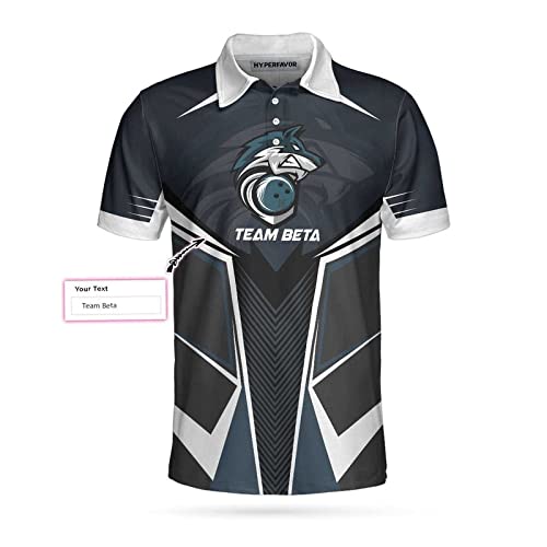 Custom Bowling Shirts for Men - Personalized Short Sleeve Bowling Polo Shirts - Team & League Uniforms - Perfect for Bowling Tournaments, Parties & Casual Wear