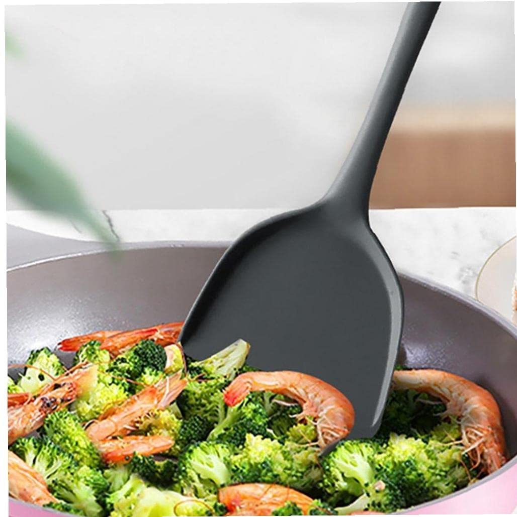 **Heat-Resistant Silicone Spatula Set - Non-Stick Kitchen Turner for Cooking, Flipping, Pressing - Perfect for Fish, Eggs, Pancakes & More - Ideal for Baking, Grilling & Everyday Kitchen Use**