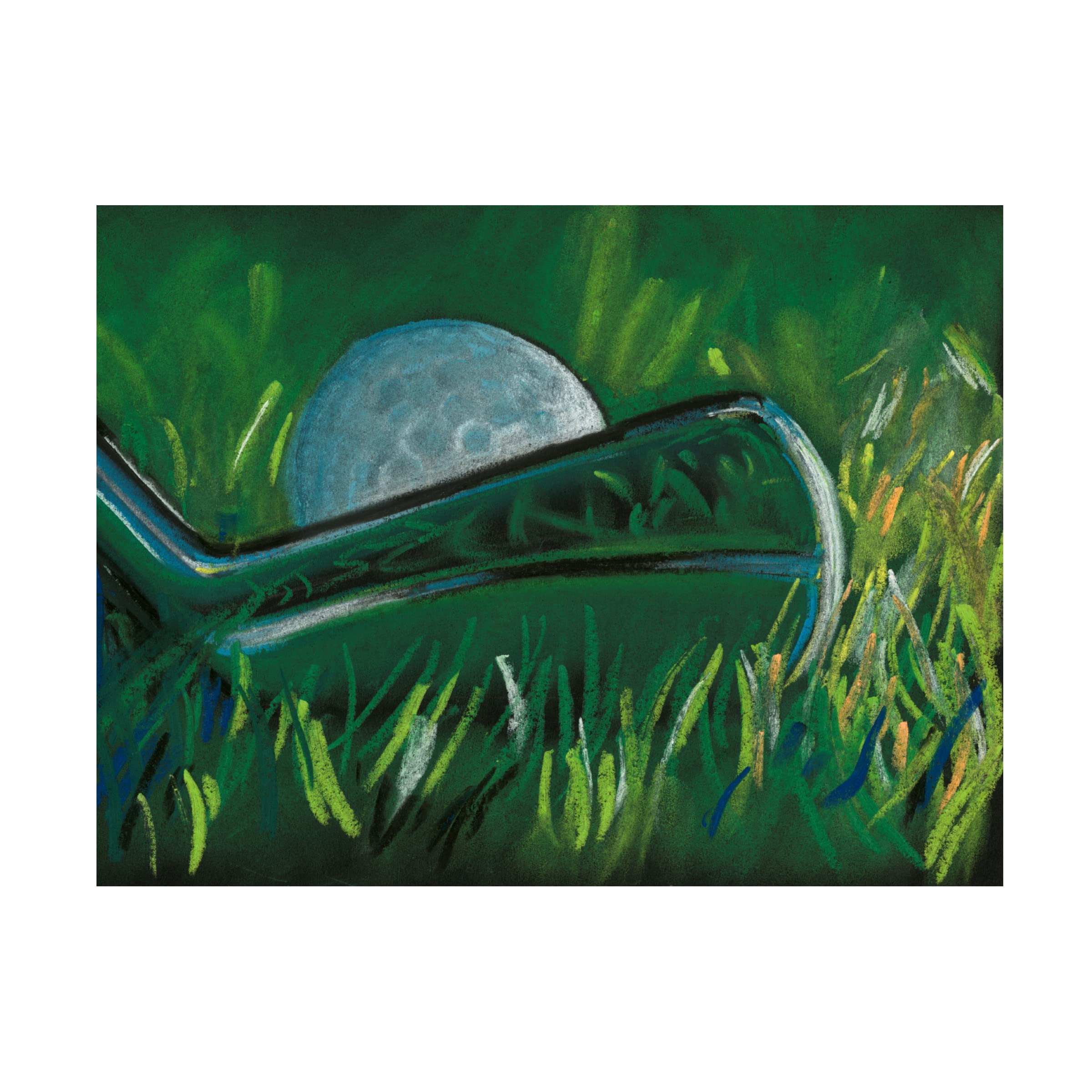 Trademark Fine Art 'Tee Time I' Golf-Themed Canvas Wall Art by Jennifer Paxton Parker - Perfect for Living Room, Office & Man Cave Decor