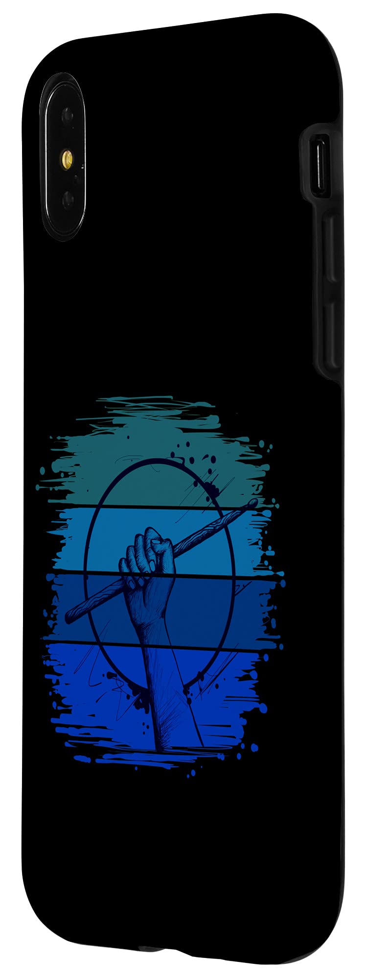 iPhone X/XS Drumming Percussion Case - Perfect Gift for Drummers | Durable Protective Phone Cover for Musicians & Performers | Ideal for Gigs, Practice & Music Lovers