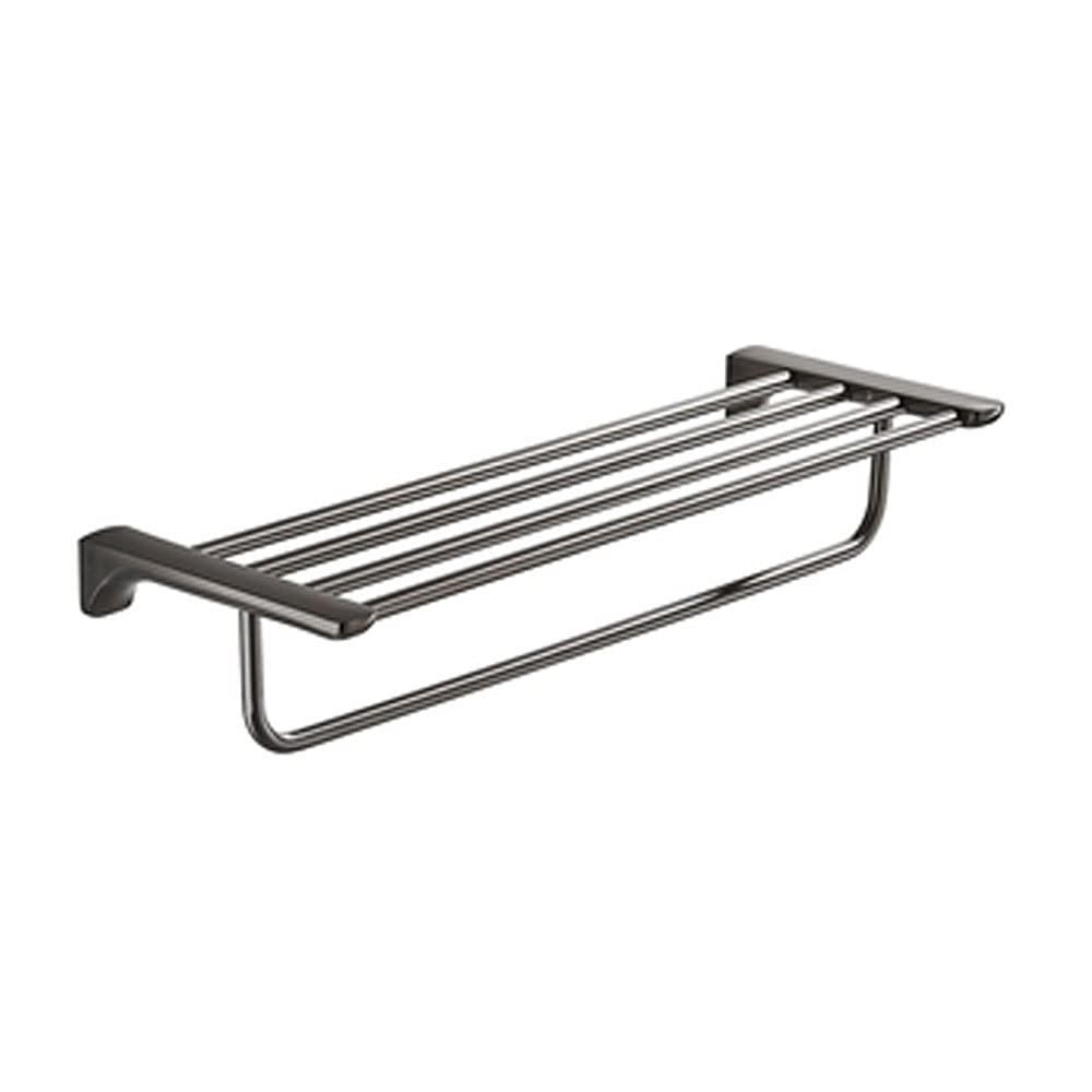 Premium 304 Stainless Steel Bath Towel Bar - Free Perforated Bathroom Towel Rack with Wire Drawing Finish, Gray Bathroom Hardware Set (Color: Gray, Size: Standard) - Perfect for Modern Bathrooms, Spas & Luxury Home Decor