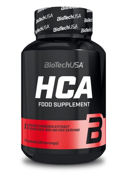 BioTechUSA Hydroxycitric Acid (HCA) 100 Capsules - Natural Weight Loss Supplement for Appetite Control & Fat Burning - Perfect for Fitness & Diet Programs