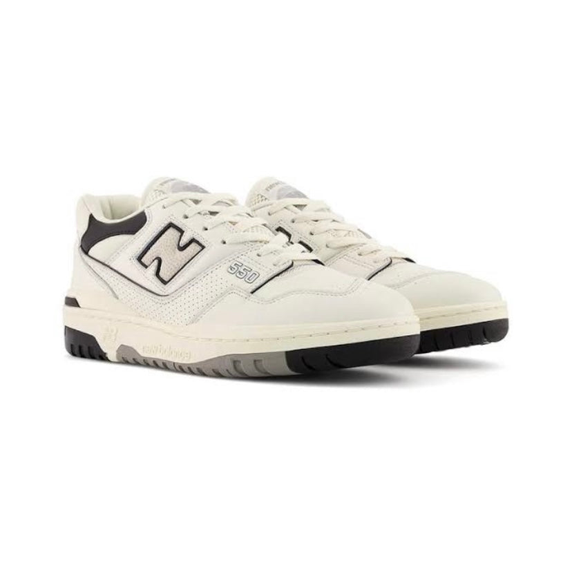 New Balance 550 White & Grey Sneakers - Men's & Women's Casual Shoes for Walking, Running & Streetwear Fashion