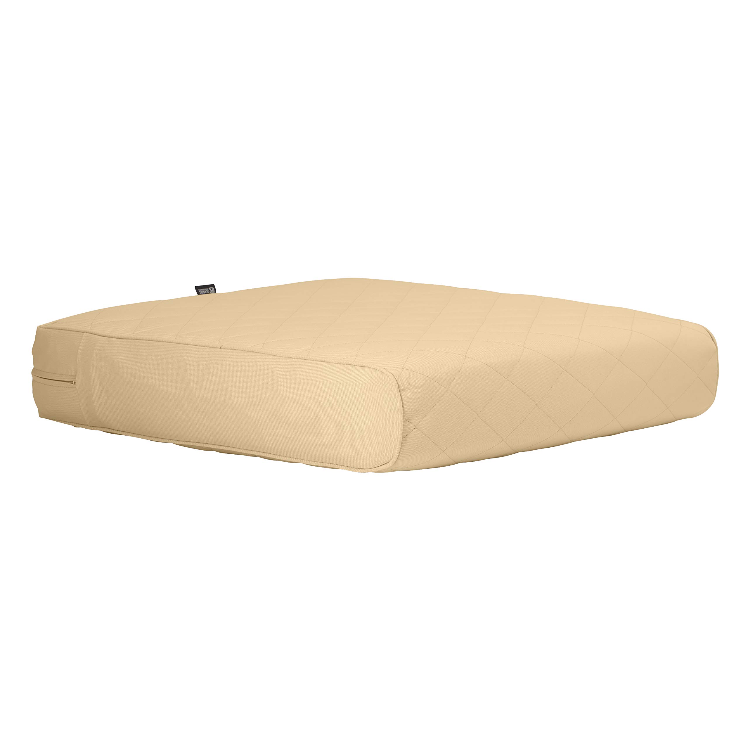 Montlake FadeSafe Water-Resistant Quilted Cushion Cover 25x22