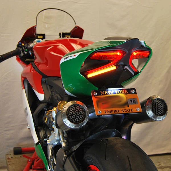 Ducati Panigale Fender Eliminator Kit for 899 959 1199 1299 FE Models (2011-2019) - Lightweight Motorcycle Tail Tidy for Clean Sportbike Look - Perfect for Track Days and Street Riding