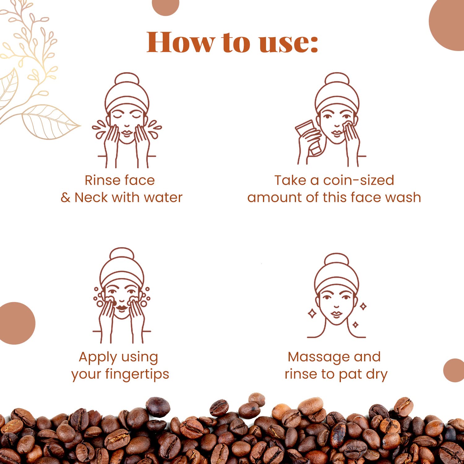 NutriGlow Natural Coffee Face Cleanser with Yogurt & Honey - Deep Cleansing Blackhead Remover & Exfoliating Face Wash for Acne Prone Skin (100g) | Gentle Daily Skincare for Women & Men | Perfect for Morning & Night Routine
