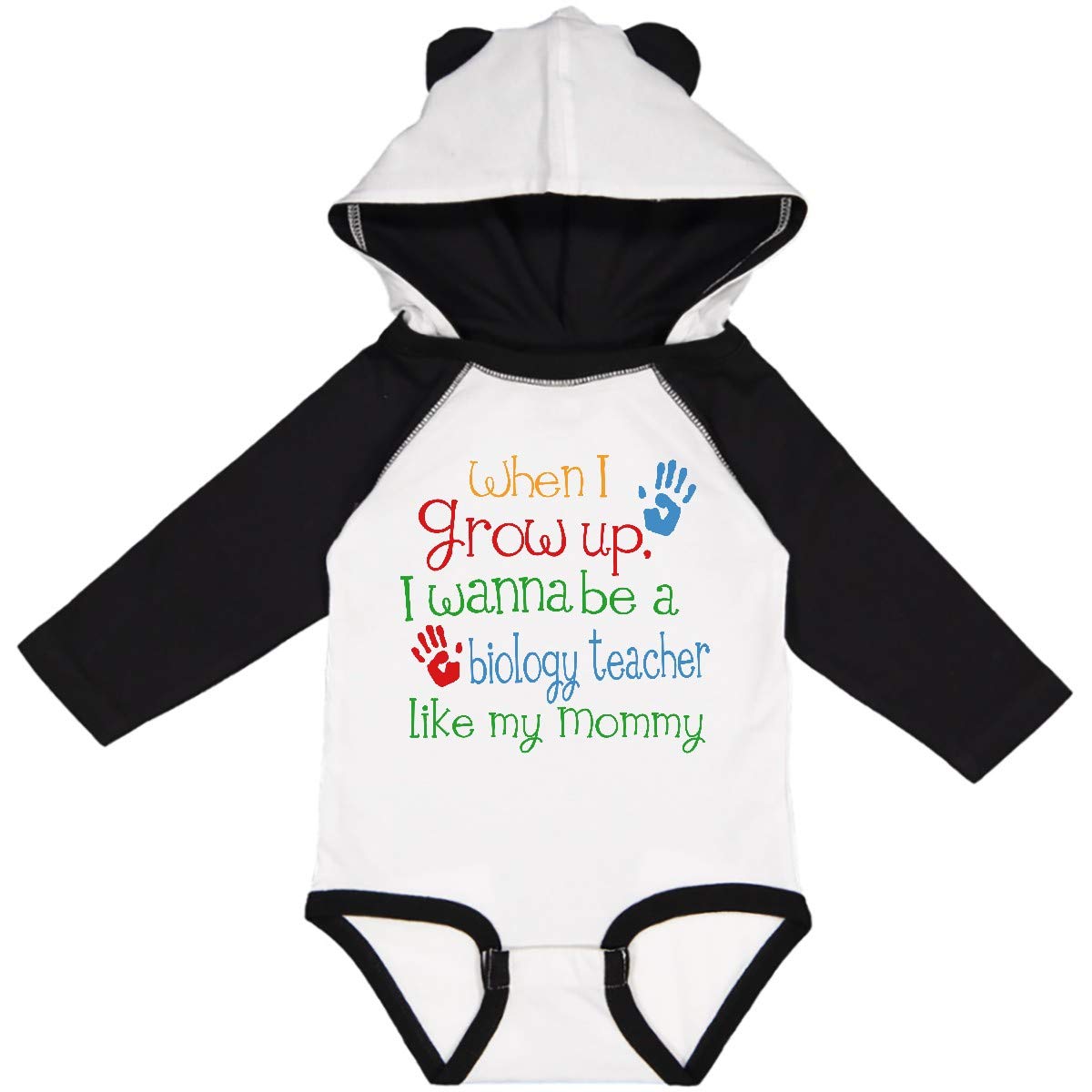 Inktastic Biology Teacher Like Mommy Long Sleeve Baby Bodysuit - Perfect for Science-Themed Family Outfits & Teacher Appreciation Gifts