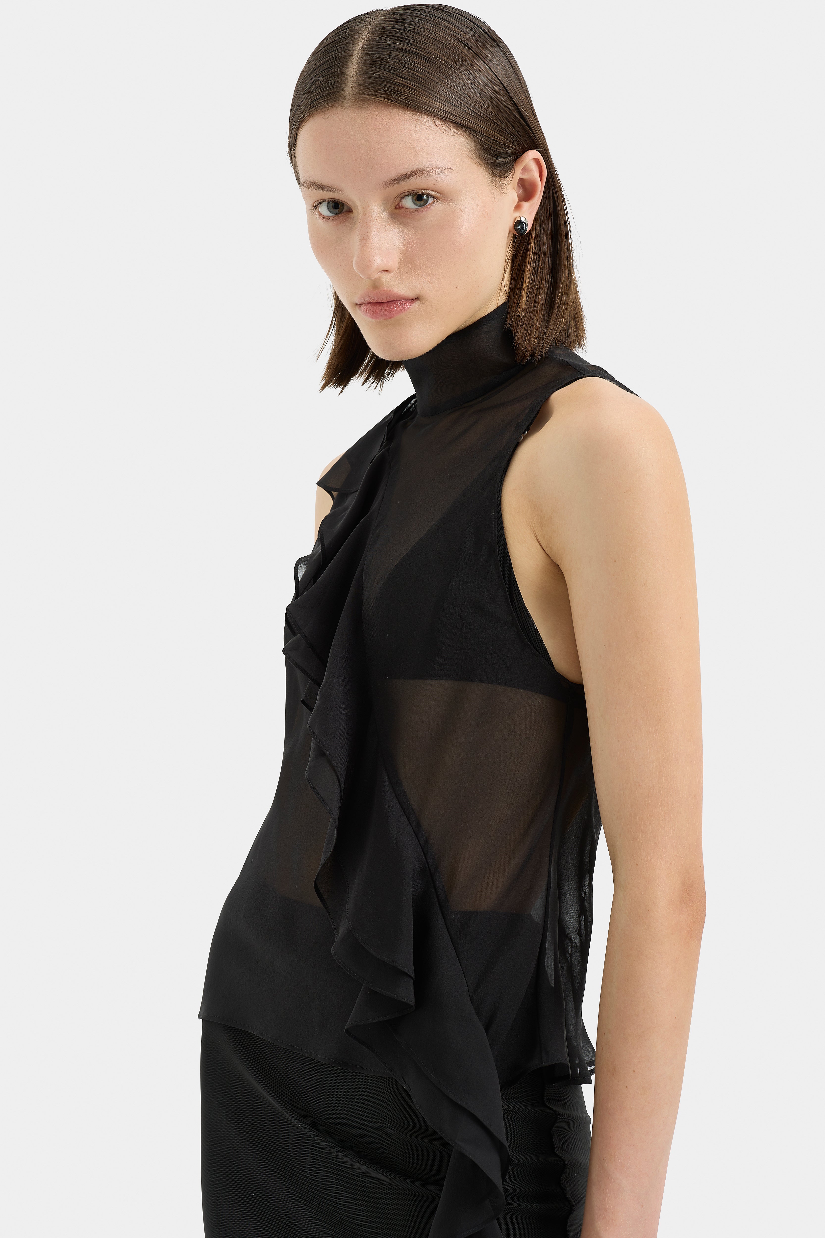 Sage Cascade Top for Women - Soft & Comfortable Casual Blouse - Perfect for Work, Date Night & Everyday Wear